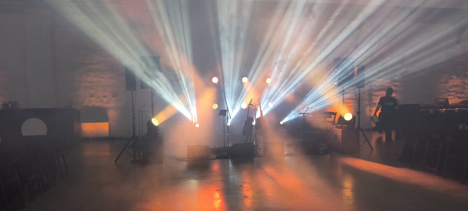 Šviesos pluoštai koncerte